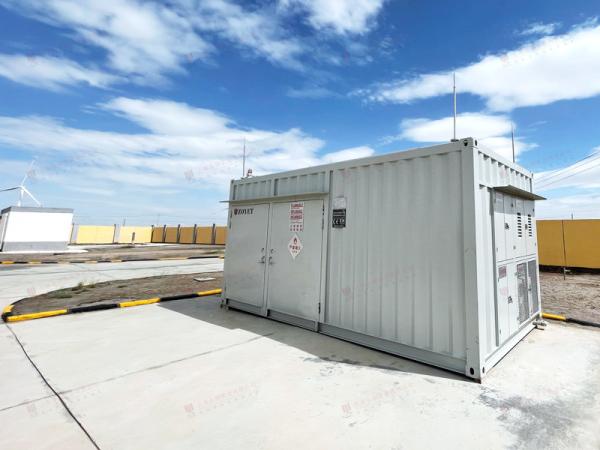 Quality Solar Battery Storage Container 20ft Side Opening Container White for sale