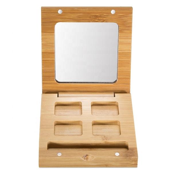 Quality Recyclable Glitter Eye Shadow Boxes 10ml Bamboo ODM BPA Free for sale