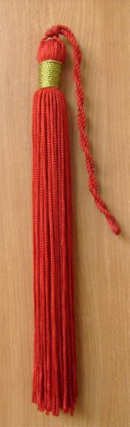 Quality Hot Selling Fashionable Custom 8" Graduation Chainette Rayon Tassels Fringes with 6" Loop for sale