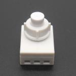 Telecommunications Low Profile Push Button Switch With 3 Hole Terminal