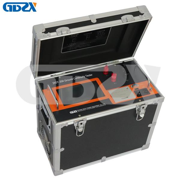 Quality ZXDT-20A Intelligent High precision Portable Grounding Downlead Continuity Tester for sale