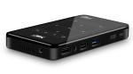 IR Control DLP 4K Pocket Projector Mini Portable DLP Projector Decoding 3D