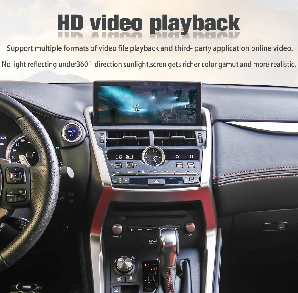 Viknav Car Video interface For LEXUS NX 2017-2020 Android Auto Carplay interface with screen touchpad and 360 AHD