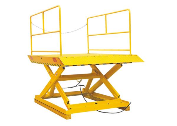 Quality Hydraulic Stationary Scissor Lift Platforms 1.7 Meter Lifting Height With Double Pump for sale