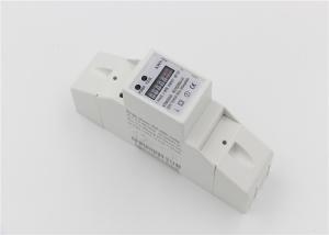 1 Phase 2 Wires DIN Rail Energy Meter Electrical Din Rail Mounted Kwh Meter