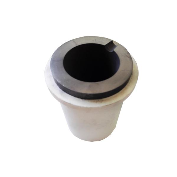 Quality 3kg High Temperature Graphite Furnace Crucible With Ceramic Sleeve for sale