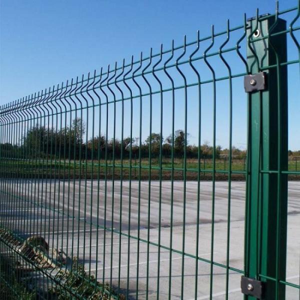 Quality Vinyl Clad 3d Curved Fence Bending Welded Wire Mesh Fencing 1.5*3m for sale