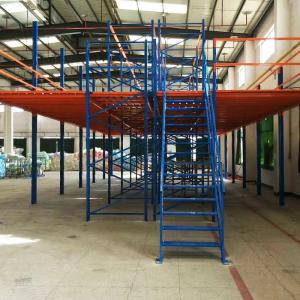 China SGS Steel Beam Mezzanine Rack 4500kg Steel Mezzanine Floor Construction on sale