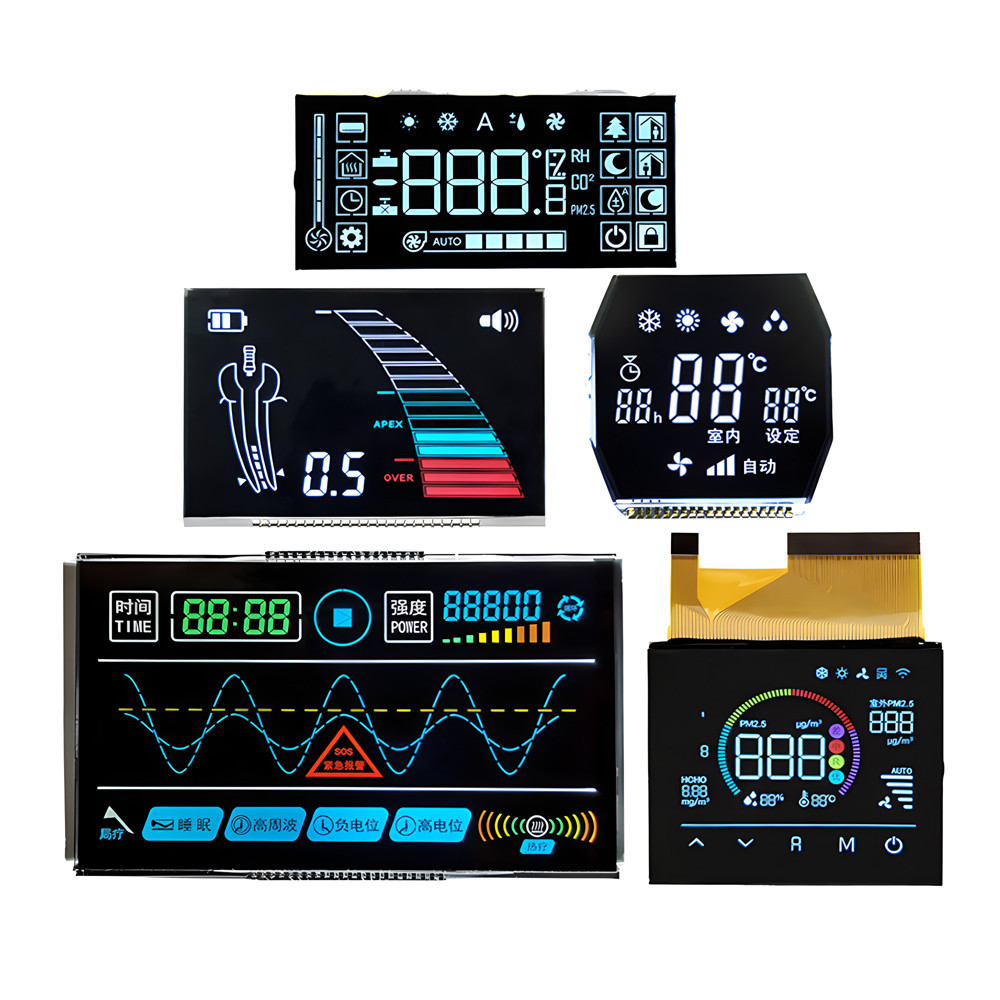 Custom 7 Segment LCD Panel Touch Screen Display LCD Manufacturer