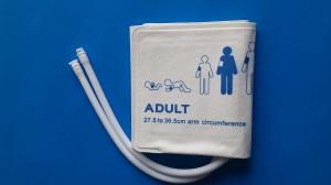 China Adult Disposable NIBP Cuff  Double Tubes for 5 Sizes With Plastic Connector on sale