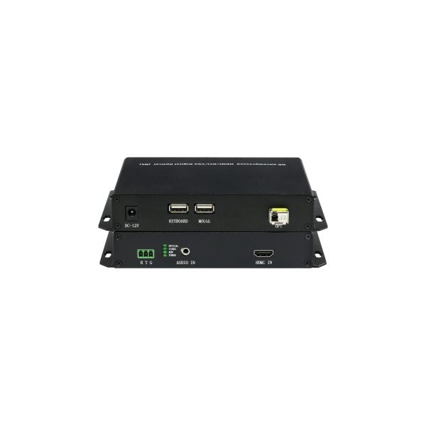 1 Channel HDMI to Fiber Converter with Audio & RS232 to Fiber Converter Support KVM