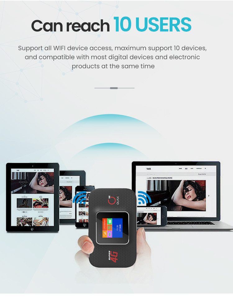 OLAX MF982 Modified Modem 4G Router Portable Wifi 4g Sim Card Pocket Modem