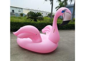 Buy cheap 200cm Pink Inflatable Flamingo Floating Island Swim Pool Inflatable Raft Stock Float Bed product