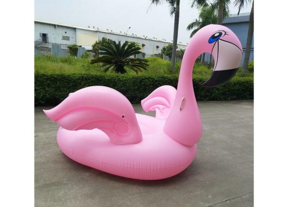 200cm Pink Inflatable Flamingo Floating Island Swim Pool Inflatable Raft Stock