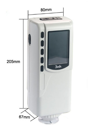 Buy cheap Textile Pantone Color Chart Reader Portable Colorimeter 3nh NR60CP 205*67*80mm Dimension product