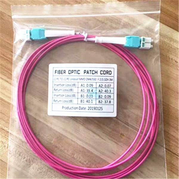 Quality Different Size MPO Patch Panel  , Duplex LC Fiber Optic Cable With Push Pull Tab for sale