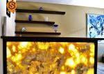 Translucent Stone Solid Surface Bar Counter Italy Design Small Size