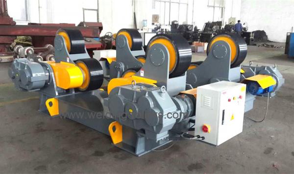 Quality ISO / CE / CO, 100T Automatic Self Adjustment Pipe Welding Rollers For Auto Welding for sale