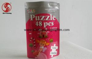 Resealable Waterproof Eco Friendly Stand Up Pouches With Zip Lock And Tearing Notch