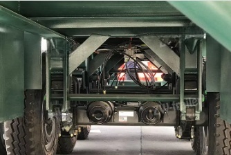 New And Used Tri-axle 40 Foot Flatbed Semi Trailer For Sale , Flat Bed Semi Trailer For Sale Factory Customization