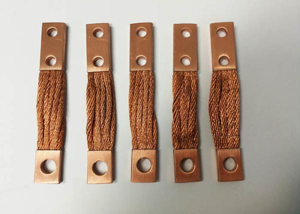 Quality Braided Flexible Copper Connector Custom Tinned Copper Busbar CE ISO CCC for sale