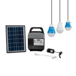 Multifunctional Touch Switch Solar Rechargeable Lamp With Solar Panel