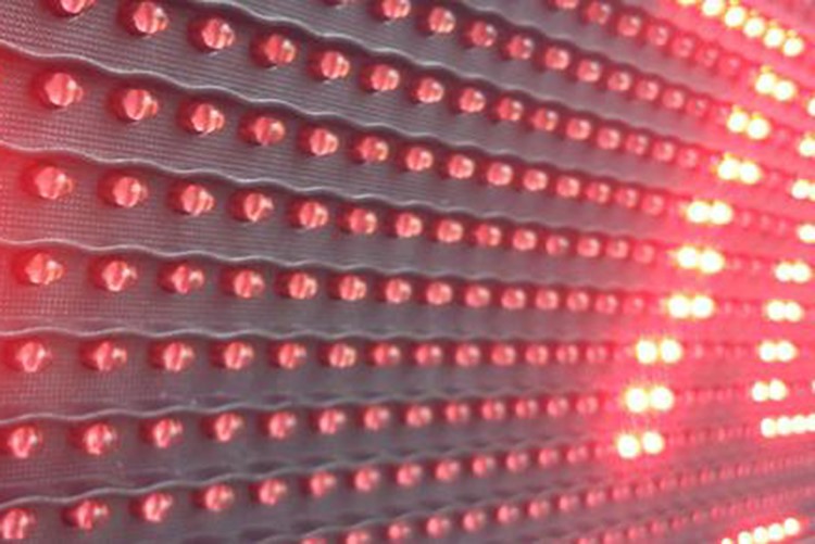 Scrolling running message electronic led display