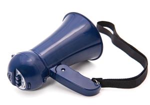 China 20W Public Address Megaphone Siren Mini Portable Megaphone For Outdoor Activities on sale