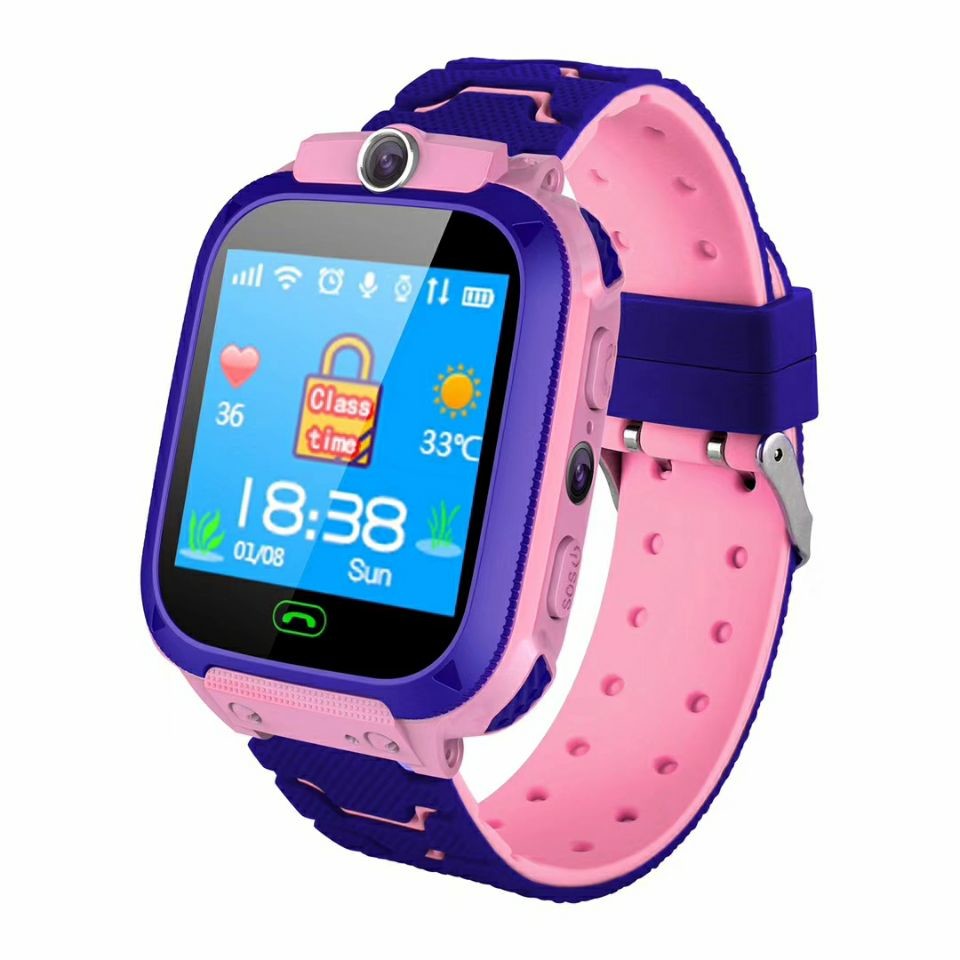 Student Smart GPS Tracker Watch Remote Monitoring 0.96 " Display LCD For Kids