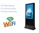 HD Interactive Digital Signage Display , 49'' Floor Standing Digital Display