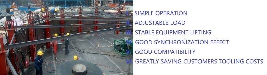 China Simple Chuck Type Hydraulic Oil Tank Wall Lifting Jacks