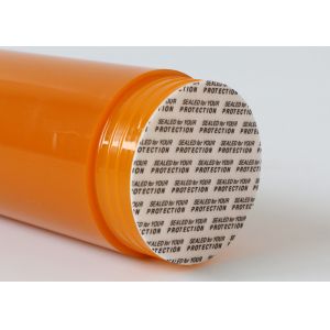 Matte Black Plastic pill bottle capsules vitamin supplement in stock