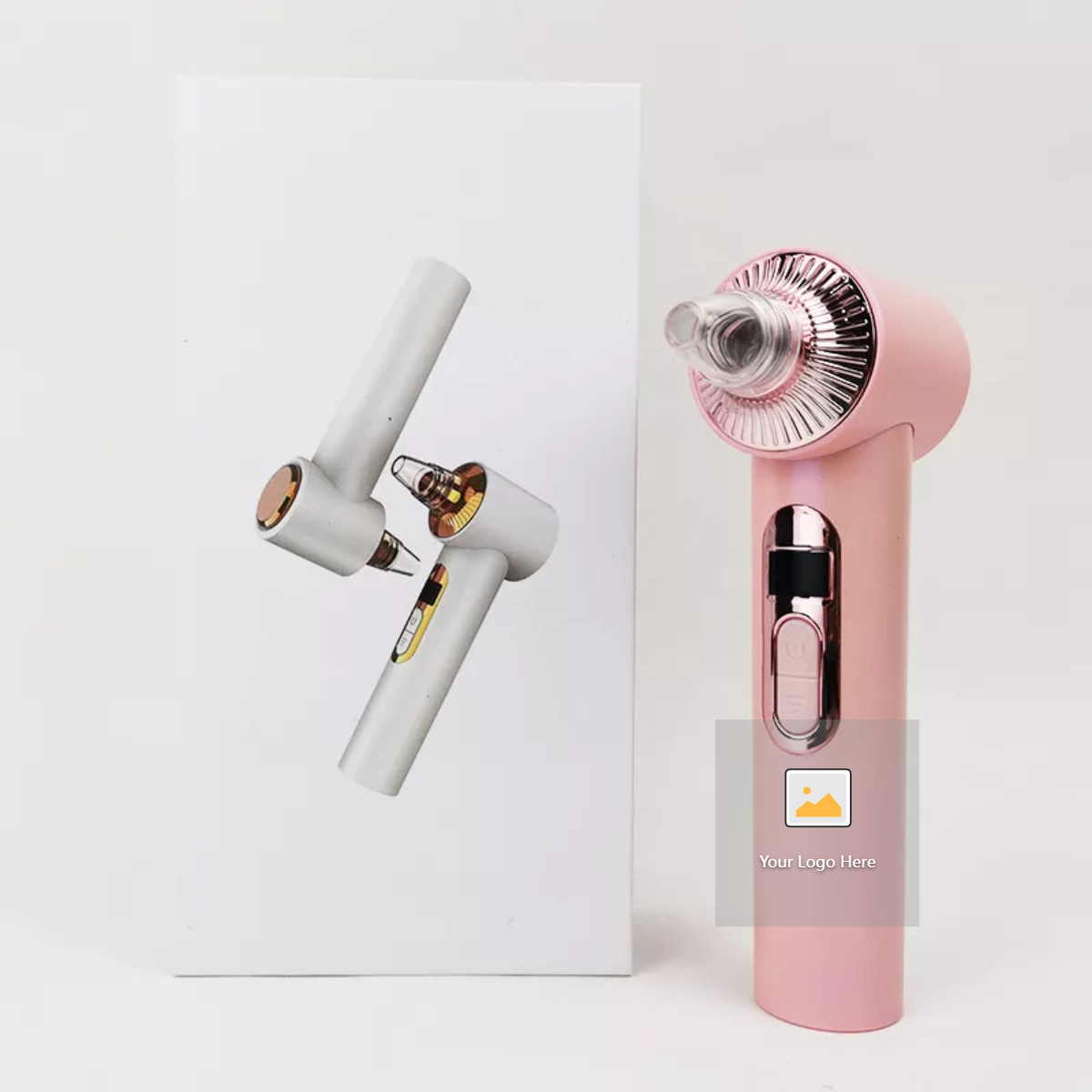 USB Rechargeable 6 Suction Heads 63kPa Electric Blackhead Extractor Pore Cleaner