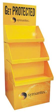 Quality Household Cardboard Retail Display Stands , Custom Cardboard Counter Displays for sale