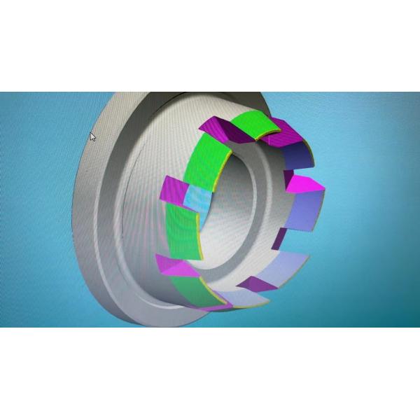 Coated Carbide Cutting Tool Arc Gear Tooth Cutter Customized Size