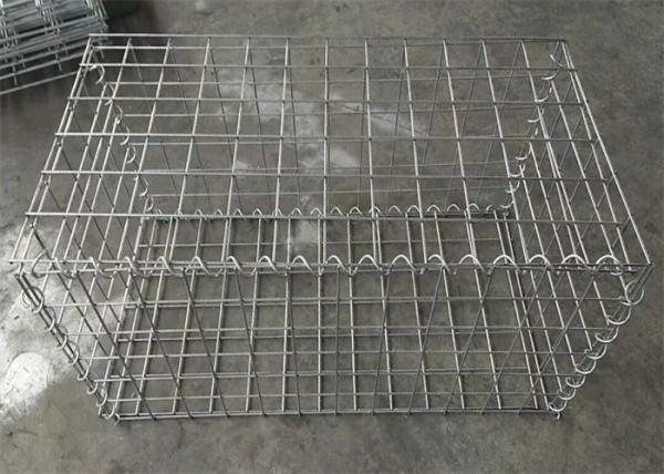 Quality Galfan Galvanized Welded Construction Wall Gabion Mesh Baskets Easy Installation for sale