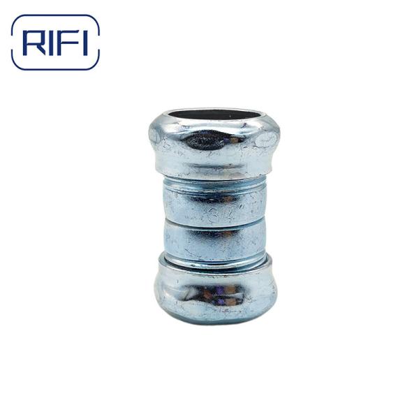 Quality Set Screw EMT Conduit Fittings 4 Inch EMT Compression Couplings for sale