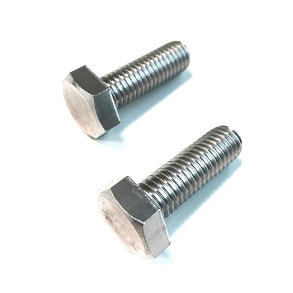Precision Stainless Steel Hex Head Bolts Customized Size For Industrial Buildings