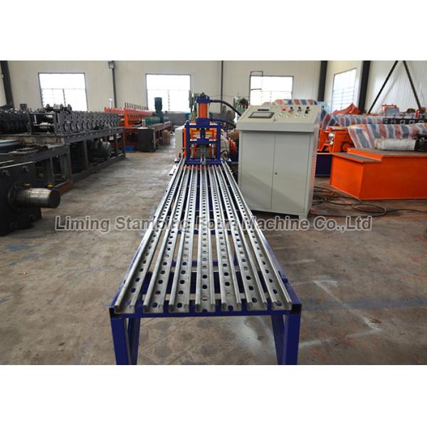 Steel Solar PV Bracket Roll Forming Machine , ISO Mounting Structure Roll Former