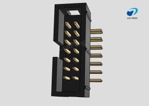 Buy cheap IDC Header connector, PCB Mount Receptacle, Board-to-Board, 2x7 Position, 2.0mm Pitch, Gold Flash, Right angle，DIP product