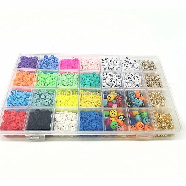 Jewelry Making DIY Crafts Handmade 3500pcs 6mm Clay Beads With Letters Fashion Woman Bracelet Handmade Set Packing Beads