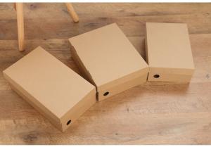 Customized Rectangular Shoe Box Packaging Sturdy And Durable