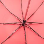 Red Revert Auto Open And Close Umbrella With Pongee Fabric No Printing