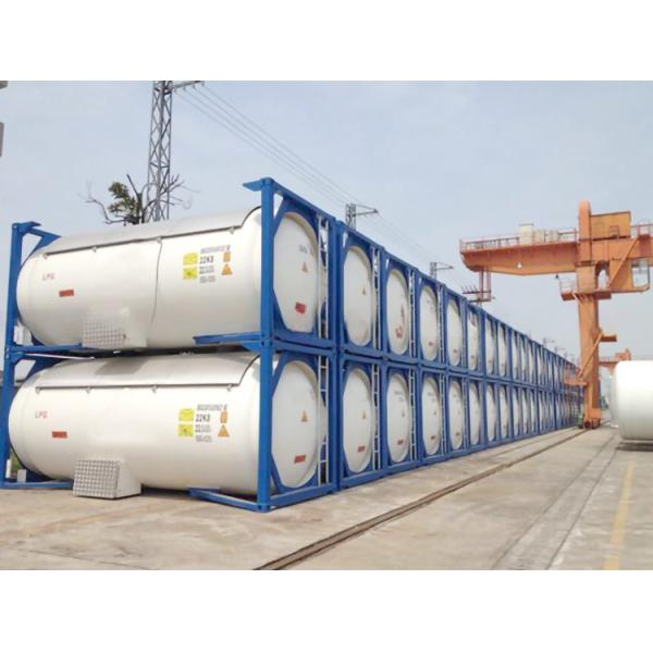 9 High Stacking T50 LPG Liquid Chlorine Gas 20ft ISO Tank Container 18/23.45Bar Pressure