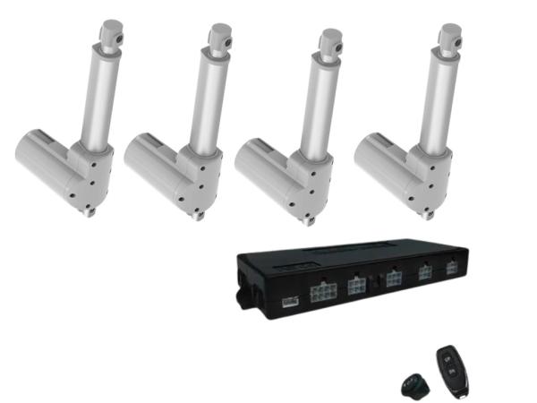 Quality High Force DC Actuator IP66 4CH Hall Sensor Sync Control System for sale