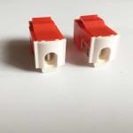UTP 90 Degree CAT6 RJ45 Keystone Jack Color Customized For Network Communication