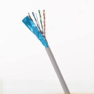 China Cat6a UTP Ethernet Cable 4 Pair wire 0.48 0.5 0.52 Copper  Conductor 1000ft for Networking on sale