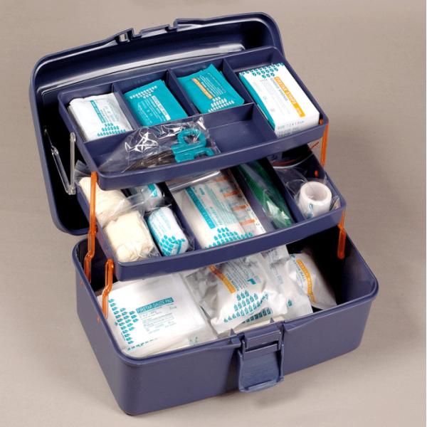 OEM Plastic Waterproof First Aid Kit Layer Box First Aid Hard Empty Carrying Case
