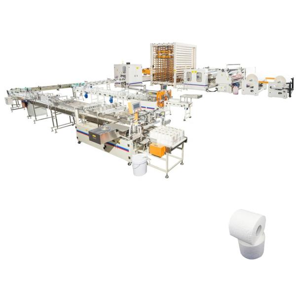 Quality PLC Touch Screen Toilet Roll Packing Machine for sale