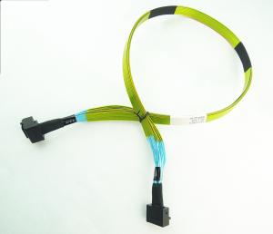 30AWG 72P STR TO 72P Elbow 0.5 Meter Internal SAS Cable
